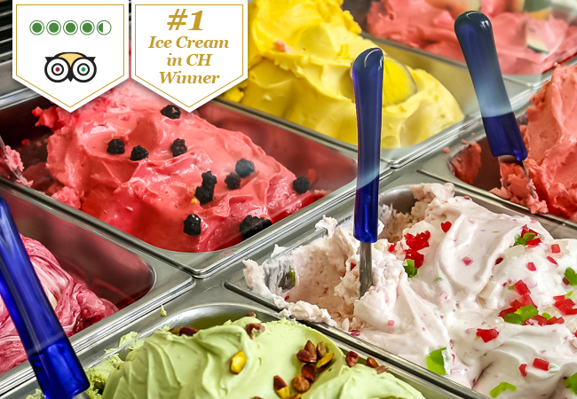 Ice Cream at Manu Gelato: Winner Switzerland's #1 Artisanal Ice Cream Competition

Valid at 4 Locations
 Photo