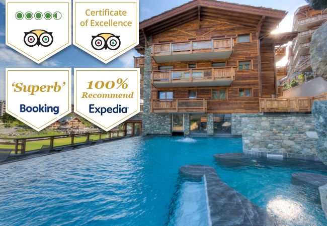 4.5 Stars on Tripadvisor, "Superb" on Booking
Summer Getaway at Hotel Nendaz 4 Vallées & Spa (4* Superior), Just 2H from Geneva

Incl 1 or 2 nights in Superior room for 2 people, breakfast, spa access
 Photo
