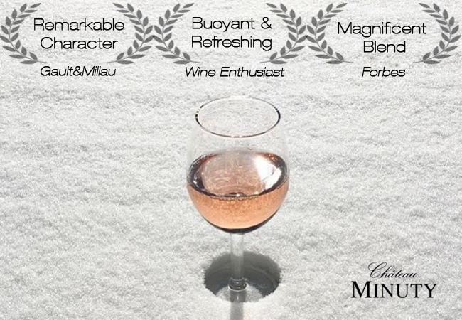 Among the World's Best Rose' Wines, Celebrated by Gault&Millau and Awarded 91 Points by Wine Enthusiast: 

6 Bottles of Minuty Prestige Rose' 2016 (Provence)
 Photo