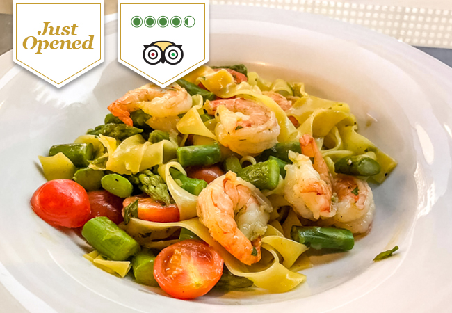 Just Opened, 4.9 Stars on Facebook
Artisanal Home-made Pasta at Fabbrica Pasta (Plainpalais)


	Pay CHF 39 for CHF 70 Credit on Food & Drinks
	Valid for Eat-in & Takeaway Mon-Fri

 Photo