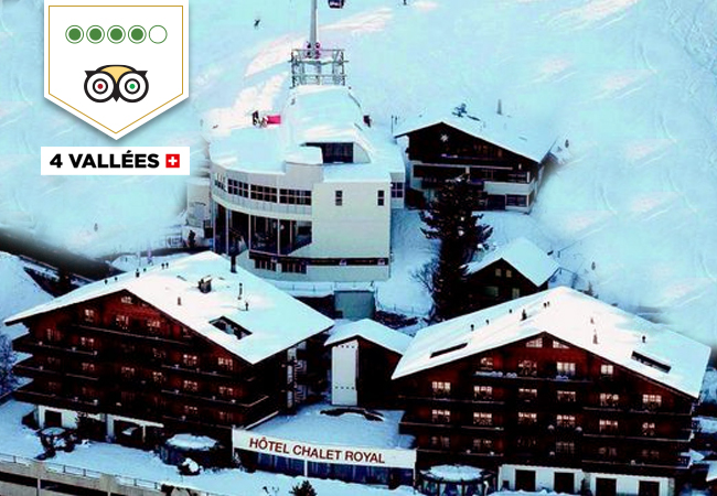 "1 Minute Walk to the Ski Lifts" - Tripadvisor

Ski Vacation on the Slopes of Les 4 Vallées: 2 Nights for 2 People at Hotel Chalet Royal (Veysonnaz)Vouchers released every evening

 
 Photo