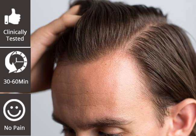 "Good News for Anyone With Thinning Hair" - Allure

Breakthrough Hair Loss  Treatment using PRP Technique at The Gentlemen's Clinic


	Technique supported by clinical studies
	Choose 1 or 3 sessions (1h each)

 Photo