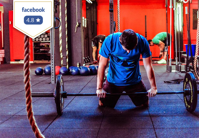 4.8 Stars on Facebook

Discover CrossFit: the World's Most Popular Fitness Program! 

6 Beginner Classes at CrossFit Le Rouge (Eaux Vives)

Incl 1 "Fundamentals" class + 5 "Back to Basics" classes 
 
 Photo
