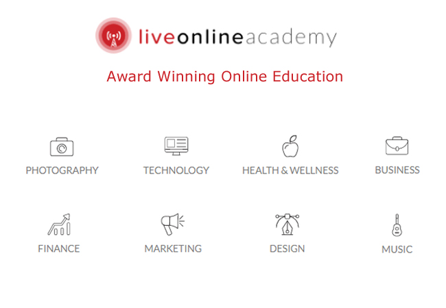 Master a New Skill By May!
Any Course from Live Online Academy: World's Largest Online Trainer50+ courses to choose from incl:


	Web & Technology
	Marketing & Social Media
	Design & Photography
	Finance & Business
	More

 Photo