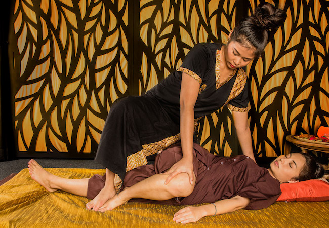 Recommended by 96% of BuyClubbers, 4.9 Stars on Facebook 

1h Thai Massage at 
 Terre des Sens Spa (Rive)

Beautiful Asian-inspired Geneva spa with superb reviews. Get a Thai massage in different variations: traditional, oil, sport, pre-natal & more
 Photo