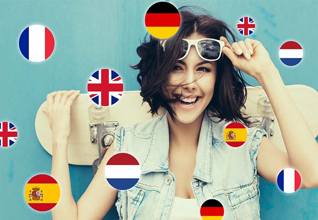 Online Language Courses (French, German, Spanish, Dutch, English) with Captain Language


	6 months: 290 CHF 79
	12 months: 530 CHF 99
	24 months  + 6 months free bonus: 995 CHF 139

 Photo