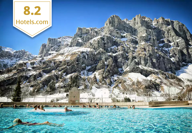 Bestseller Back by Demand

Leukerbad: 2 Nights for 2 People at Thermalhotels and Walliser Alpentherme & Spa Resort (3*) incl Access to Leukerbad's 'Walliser Alpentherme' Thermal Baths Complex
 Photo
