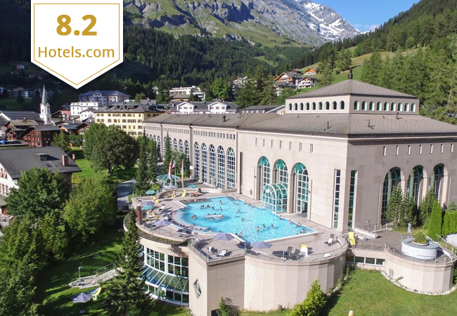 8.2 on Hotels.com

Leukerbad: 2 Nights for 2 People at Thermalhotels and Walliser Alpentherme & Spa Resort (3*) incl Access to Leukerbad's 'Walliser Alpentherme' Thermal Baths Complex
 Photo