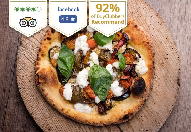 Recommended by 92% of BuyClubbers

Change Your Idea About Pizza: Artisanal Thin-Crust Pizzas & More at Pizza Leggera (CHF 80 Credit)With 18 restaurants in Italy, 2 in Geneva + 1 in Nyon, Pizza Leggera's ultra-light pizzas are leading a new Italian kitchen revolution
 Photo