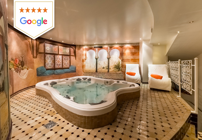 5 Stars on Google

Pampering Treatments at SBC Spa in Eaux-VIves


	1h Decléor®Facial
	2h Full-Body Oriental Ritual 
	2h Duo VIP Private Spa for 2 People

 Photo