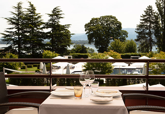 Michelin Guide & GaultMillau Selection 

Le Loti at La Réserve Genève: 4-Course Fusion-Cuisine Dinner for 2 PeopleGourmet seasonal cuisine using
prime products cooked to perfection
 in one of Geneva's best restaurants.
Valid Dinner 7/7 Excluding Saturdays
 Photo
