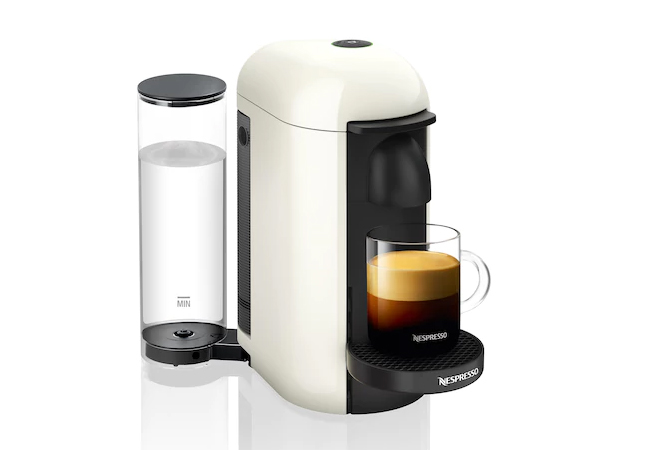 Free Shipping
Just Launched: Nespresso VertuoPlus White Coffee Machine​ incl CHF 100 Capsule Credit + 2 Year Guarantee

Vertuo's revolutionary system makes it ideal for all coffee sizes, especially big mugs. It combines capsule-specific extraction with barcode recognition to create a perfect crema at the touch of a single button
 Photo