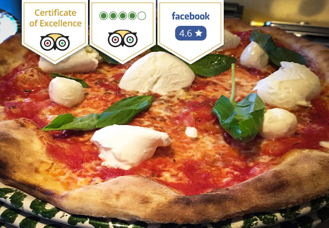 TripAdvisor Certificate of Excellence

Napoli Pizzas, Ital-Burgers from Pizza-Dough & More at LEO'S Pizzeria (Plainpalais): CHF 65 Open Credit​

Valid 7/7 dinner & lunch (excl Sunday dinner)
 Photo