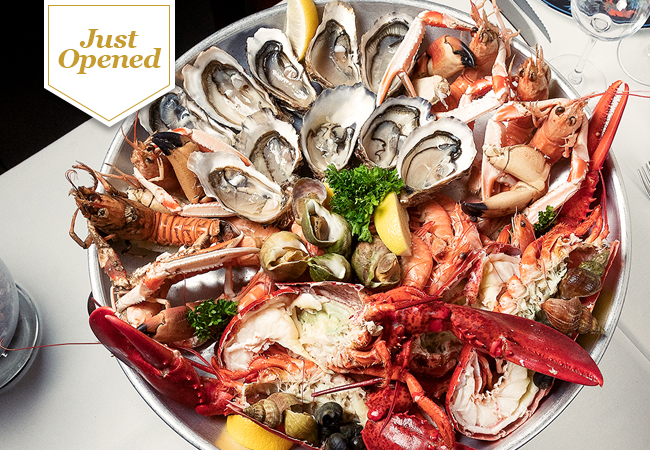 4.5 Stars on TripAdvisor
​Just Opened by Owners of Award-Winning Le Pradier: Unlimited Seafood Buffet for 2 - incl Lobster, Oysters, Fish, Starters, Desserts & More - at ​La CertitudeSeafood buffet served Fri & Sat dinner only
 Photo