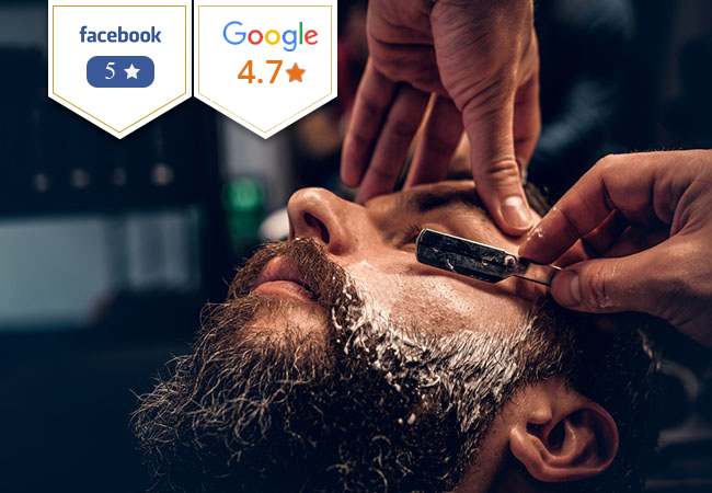 5 Stars on Facebook

Men's Exclusive: Haircut + Old Fashioned Beard Shave / Trim at Barber Concept (Chantepoulet)


	2 beard shaves/trims + 2 haircuts: 100 CHF 59
	3 beard trims/shaves: 60 CHF 35

 Photo