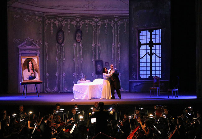 This Show Opens Geneva's 1st Opera & Ballet Intl Festival​ Verdi's La Traviata Opera (World's Most Performed Opera Classic) Starring  The Philharmonic Orchestra of Italy & Soprano Barbara La FaroMarch 7 @ 20h, Théâtre du Léman
 Photo