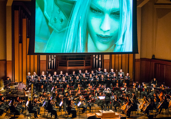 "​Dreamy & beautiful" -Cnet

Distant Worlds - Music from Final Fantasy: Grammy-winner Arnie Roth Directs 100 Musicians Performing Iconic Music from the Final Fantasy Video Game, Next to Giant Game-Scene ProjectionsMarch 22 @ 20h, Arena
 Photo