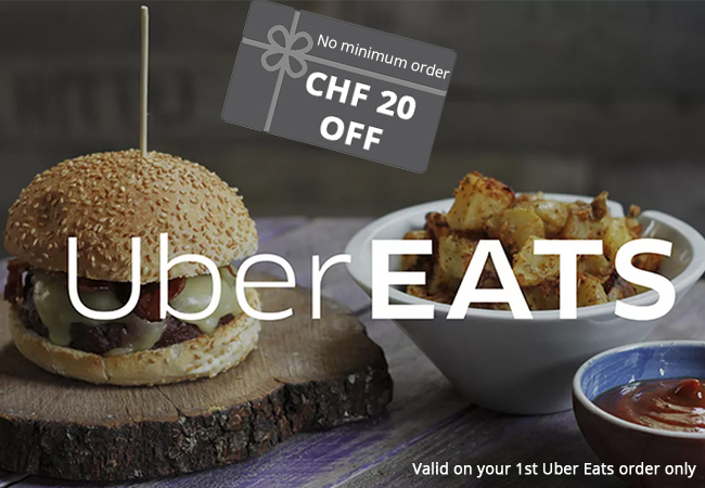 FREE: CHF 20 Off Your 1st Order with UBER EATS. No Minimum Order Needed
Uber Eats delivers 7/7 from 200 Geneva restaurants to your place anywhere in Geneva, in just a few clicks
 Photo