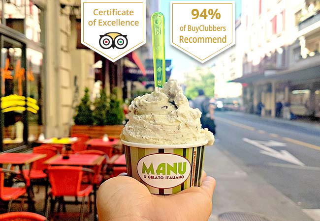 Recommended by 94% of BuyClubbers

Ice-Cream at Manu Gelato: Winner Switzerland's #1 Artisanal Ice Cream Competition

Valid at all 5 Manu Gelato locations in Geneva + Nyon (all locations are open)
 Photo