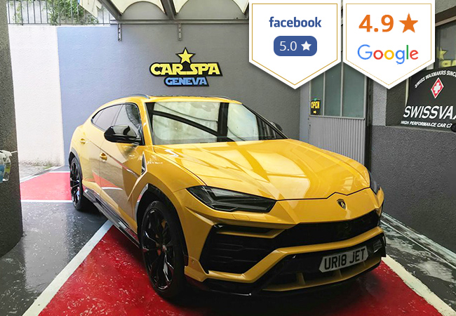 5 Stars on Facebook, 
4.9 Stars on Google

Professional Car Wash by Hand - Interior & Exterior - at Car Spa Geneva

For any car size up to and  incl SUV, using premium Swissvax products, at Car Spa in Châtelaine
 Photo