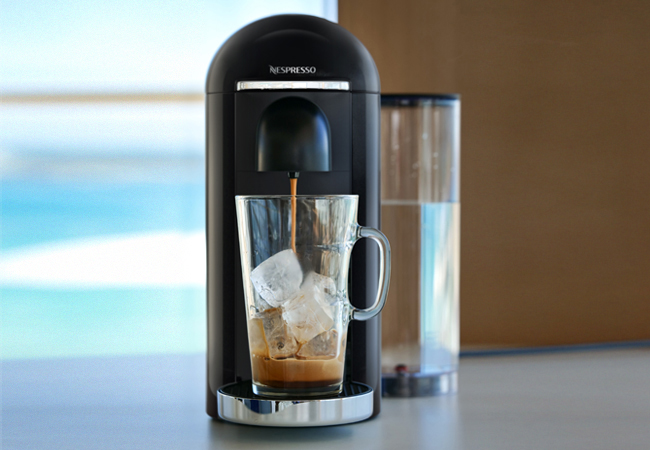 Nespresso VertuoPlus Deluxe Black Coffee Machine, plus:​
+ CHF 100 Capsule Credit
+ Travel Mug
+ Free Shipping Nespresso's Vertuo machine is especially designed for big coffee mugs, creating a perfect crema at the touch of a button. Estimated delivery: July 3rd 2019
 Photo