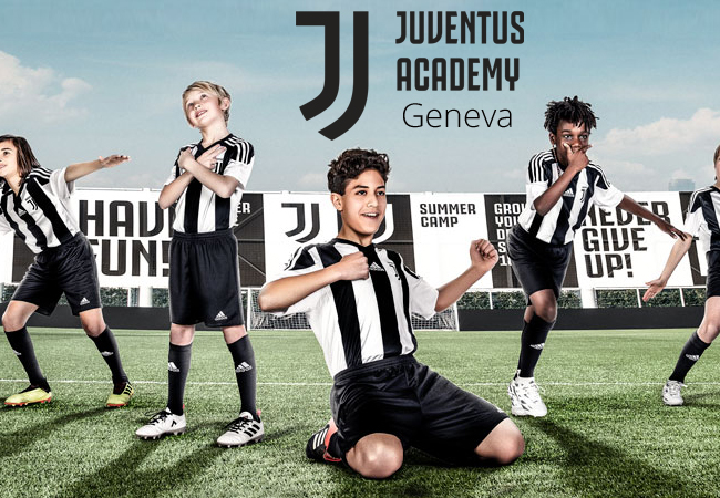 Ages 8-18
Juventus Academy Soccer Day Camps by Collège du Léman. Choose July 22-26 or July 29 - Aug 2. In EN & FR, for All Levels, Boys & Girls​Official Juventus coaches from Italy run these world-class camps of 5 days each (no sleep over) at Collex-Bossy stadium. Incl breaki + lunch + complete Juventus kit
 Photo
