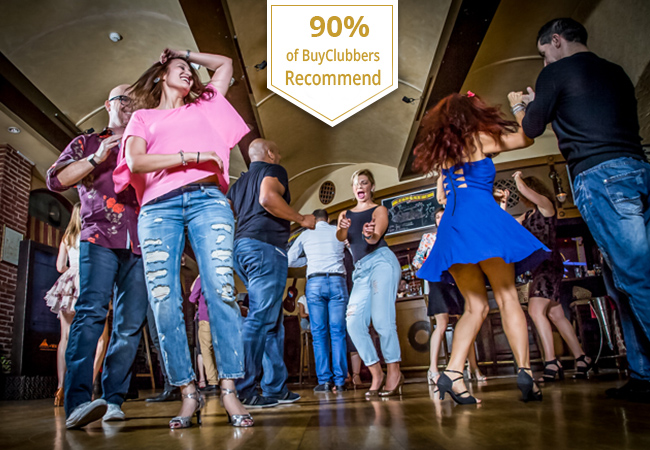 Recommended by 90% of BuyClubbers

Beginners Salsa or Bachata Course in English at MAMBO


	1 voucher = 7 x 1h classes
	Come solo / with partner / friends (each participant needs a voucher)
	Start dates: September (sold out) & November

 Photo