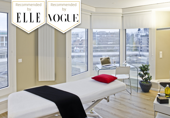 "Martine de Richeville is a must for slimming" - ELLE
Body Shaping ('Remodelage') Massage at Institut Martine de Richeville in Champel

This unique method - praised by ELLE, VOUGE & more - smoothes cellulite & helps release toxins for a visibly slimmer silhouette
 Photo