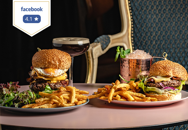 4.1 Stars on Facebook
Burgers & Cocktails for 2 at Le Calamar (Plainpalais)

Choose any 2 burgers + 2 drinks at this popular casual restaurant. Valid Mon-Sat dinner & lunch
 Photo