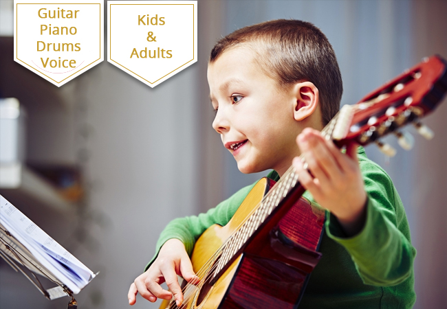For Kids & Adults

2 x Private Lessons in Guitar, Bass, Piano, Drums or Voice at Music Arts Academy (near Cornavin). Instruments Provided by the Academy

For all levels, kids or adults, in English or French
 Photo