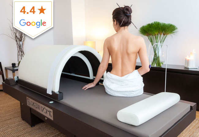 4.4 Stars on Google

Burn Up To 600 Calories in 30 Minutes & Eliminate Toxins: ​​Iyashi Dome at New Locasun (Champel)

Iyashi Dome is a private infrared sauna that delivers numerous benefits, incl crazy calorie burning, and is celebrated by the global press. 1 voucher = 2 or 5 sessions
 Photo