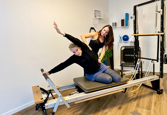 Just Opened

[In Bellevue] 2 Private Pilates Machine Classes at Core Reformer Pilates

Private Pilates classes on new-generation combo Reformer/Cadillac machine, with flexible class times Mon-Fri, at this just-opened studio
 Photo