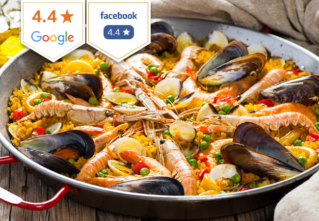"Temple of Spanish Flavours" - Le Temps

Paella, Galician Octopus, Gambas & More Spanish Specials at El Ruedo: CHF 120 Open CreditAuthentic Spanish cuisine at this long-running restaurant praised by the local press, open 7/7 (except Wed)

 
 Photo