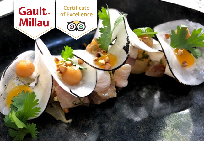 "Exquisite & sumptuous" - Gault & Millau

French Cuisine at L'Olivier de Provence in Old Carouge: CHF 120 Credit

Award-winning cuisine by chef Romain Maillot, who worked for Chef Alain Ducasse (3 Michelin stars). Valid dinner Tue-Sat
 Photo