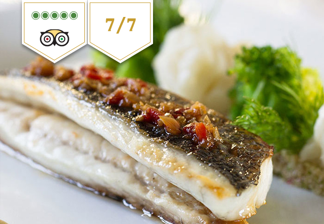 5 Stars on Tripadvisor Healthy Lunch at Café Lauren @ La Réserve Genève: CHF 100 Credit

La Reserve's healthy-dining concept - by chef Nathalie Nguyen Thi - focuses on delicious fish & veggie dishes with gluten-free & lactose-free options, and with no fats except olive oil
 Photo