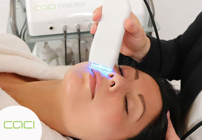 "Non-invasive but mimics the results of Botox" -COSMO

CACI® Microcurrent Facial at Cariatide Attitude (Nations)​: Recommended by 100% of BuyClubbers

"The ultimate alternative to invasive surgery. After 1 session, skin was noticeably clearer & more youthful" - Harper's Bazaar UK
 Photo