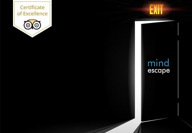 TripAdvisor Certificate of Excellence

Award-Winning Escape Room Games at The Mind Escape (near Cornavin). 1 Voucher = 1 Game for 2-6 PlayersChoose from 3 award-winning escape games, rated 5-star on TripAdvisor & Facebook
 Photo