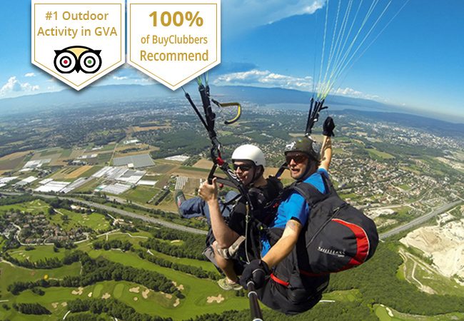 Rated #1 Outdoor Activity in Geneva on Tripadvisor

Tandem Paragliding Over the Salève with Paradelta
(incl Video & Photos)

Geneva's best-rated paragliding schools with amazing reviews on Tripadvisor, Facebook & from BuyClubbers
 Photo