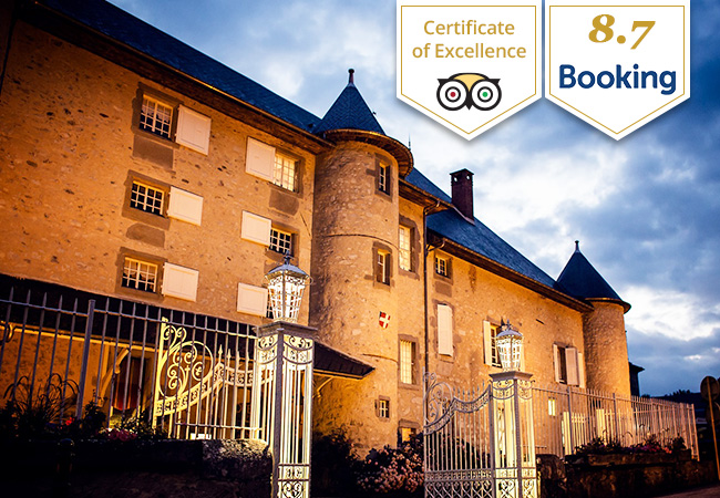Tripadvisor Certificate of Excellence

Fairytale Castle Escape in French Savoie at Château des Comtes de Challes (1h10 from Geneva, 1h50 from Lausanne)Ever wake up in castle? Here's your chance. Valid 7/7 til December 2020 without any black-out dates
 Photo