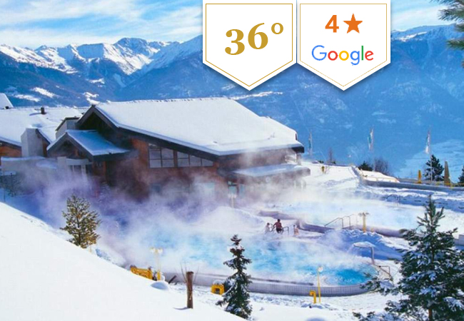 Valid 7/7 Until September

Bains D'Ovronnaz Thermal Baths & Spa: 2 Daily Entries with Option for Overnight Stay

Escape to the Valais Alps - just 2h from Geneva and 1h15 from Lausanne - to one of Switzerland's largest natural baths & spa complexes
 Photo