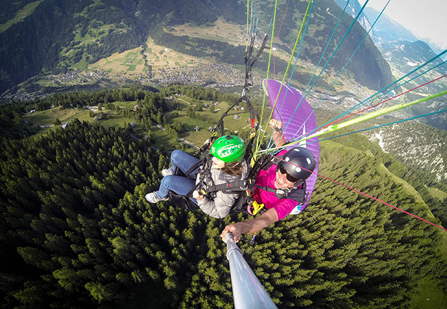 ​Recommended by 100% of BuyClubbers

Tandem Paragliding Over Beautiful Verbier with Verbier Summits Breathtaking views with Verbier's #1 rated paragliding school, awarded TripAdvisor's Certificate of Excellence & a perfect 5-star rating. incl video & photos of your flight

 
 Photo
