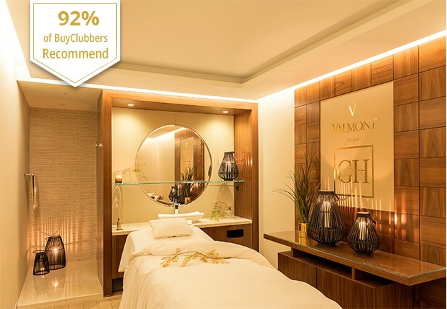 Recommended by 92% of BuyClubbers

Spa Valmont at the 5* Fairmont Grand Hotel Geneva (formerly Kempinski Hotel), Valid 7/7

Choose Massage (relaxing or Ayurvedic), VALMONT® Facial, or Duo-massage
 Photo