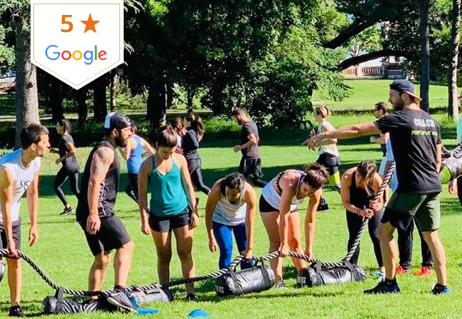 5 Stars on Google

5 or 10 Outdoor Bootcamp Fitness Classes at Parc La Grange (Eaux-Vives) with Yes Bootcamp​

Choose from 17 classes each week Mon-Sat, after-work / lunch / mornings. For all levels​
 Photo