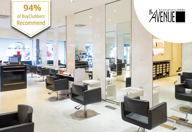Recommended by 94% of BuyClubbers
19th Avenue: Among Geneva's Most Respected Hair Salons
(4 Locations) 


	Cut: 131 CHF 78 
	Cut & Color: 220 CHF 129 
	Cut & Highlights: 336 CHF 199 
	Men's Cut: 74 CHF 44

 Photo