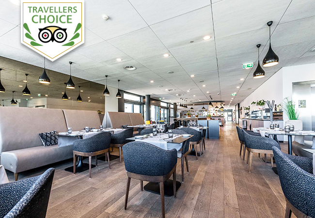 Tripadvisor Travellers Choice Award
Contemporary Italian Cuisine & Beautiful Lake Views at O'Five (Versoix): CHF 120 Credit Valid 7/7

Delicious food & panoramic views of the lake and Mont Blanc make this a unique dining experience. Valid dinner Tue-Sat & lunch 7/7
 Photo