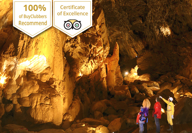Recommended by 100% of BuyClubbers

2 Entries to the Vallorbe Caves (Grottes de Vallorbe): Switzerland's Largest Cave Complex, 1h20 from Geneva & 40 min from LausanneFor all ages & physical-ability levels
 Photo