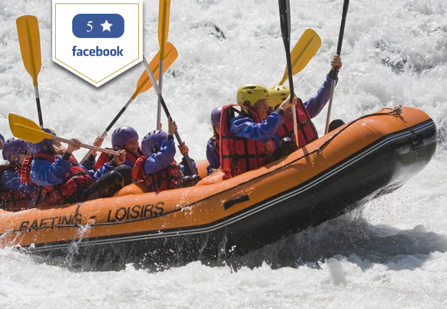 5 Stars on Facebook
​Rafting or Kayaking Down Geneva's Arve & Rhone Rivers with Rafting-Loisirs


	Accompanied by certified guide
	Different difficulty levels available
	For age 6+

 Photo