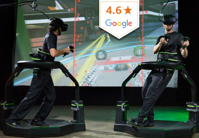4.6 Stars on Google

Virtual Sphere: Geneva's 1st VR Game Arena with 360° Unlimited Full-Speed Movement.
1 Voucher = 3 Games

Next-generation VR games for 1-6 people (adults or kids, playing solo or group) with full movement. VR never felt this real!
 Photo