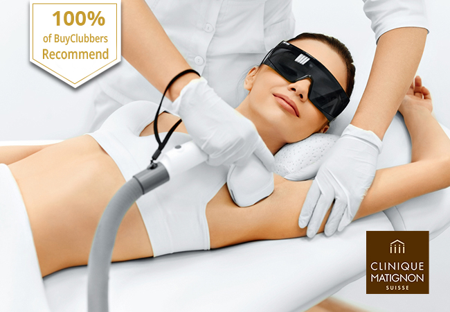 Recommended by 100% of BuyClubbers

[Nyon & Lausanne] Laser Hair Removal at Clinique Matignon in Nyon, Lausanne, Vevey & More Locations


	Pay CHF 299 for CHF 600 Credit
	Pay CHF 589 for CHF 1200 Credit
	Pay CHF 1099 for CHF 2400 Credit

 Photo