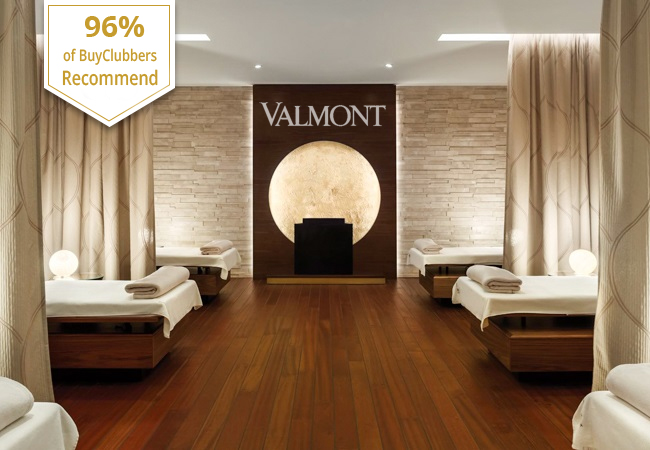 Recommended by 96% of BuyClubbers

VALMONT® Spa at the 5* Fairmont Grand Hotel Geneva, Valid 7/7

Choose: Massage (relaxing or Ayurvedic), Facial, Duo-massage, or Reflexology
 Photo